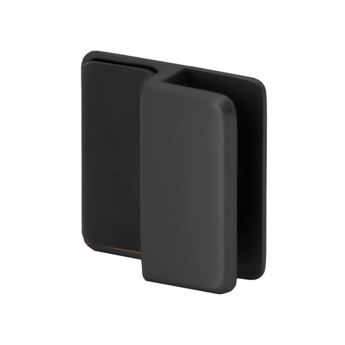 Beveled Swinging Shower Door Stop - Matte Black