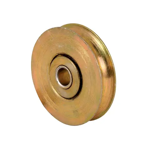 1/4" Inside Diameter x 1-1/2" Outside Diameter Steel Unfinished Sliding Door Ball Bearing Roller - pack of 2