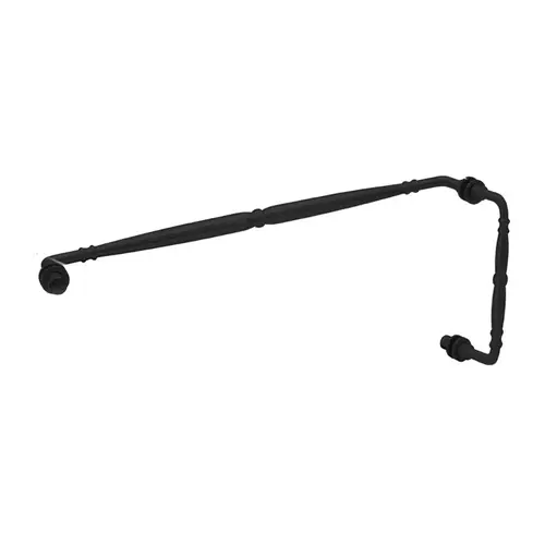 8" x 24" Baroque Pull/Towel Bar Combo for 1/4" to 1/2" Glass - Matte Black