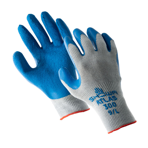 Large Atlas Work Glove Non-Slip Latex Palm Pair