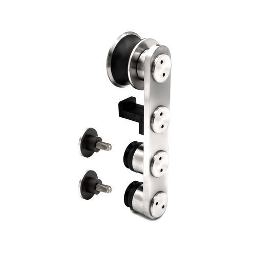 Carmel Series Top Roller with Optional Flush Fittings - Polished Stainless