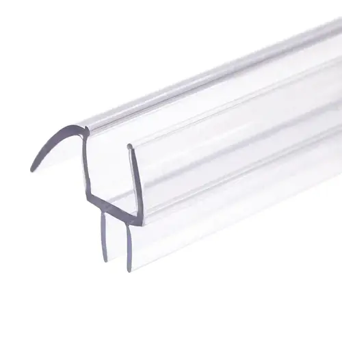 Clear Bottom Wipe Drip Rail for 1/2" Glass  36" Length - pack of 50