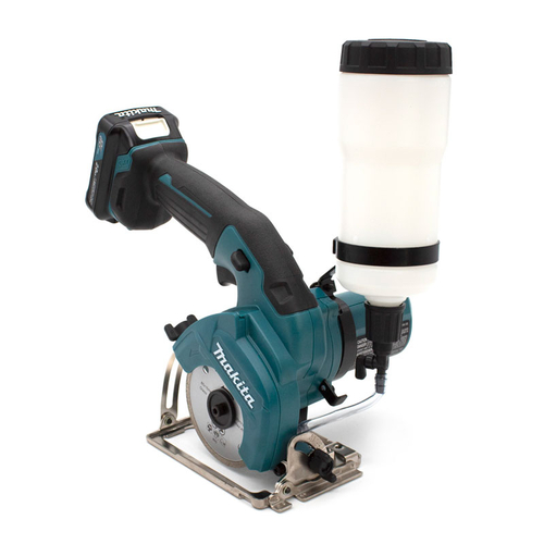 Makita Cordless 12V CXT Tile/Glass Saw Kit - 3-3/8" Blade