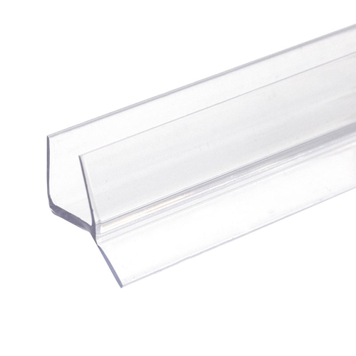 Clear 1/2" Glass Door Edge Seal  60" Length - pack of 50