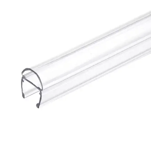 Clear Vinyl Bulb Seal For 3/8" Glass  48" Length - pack of 10