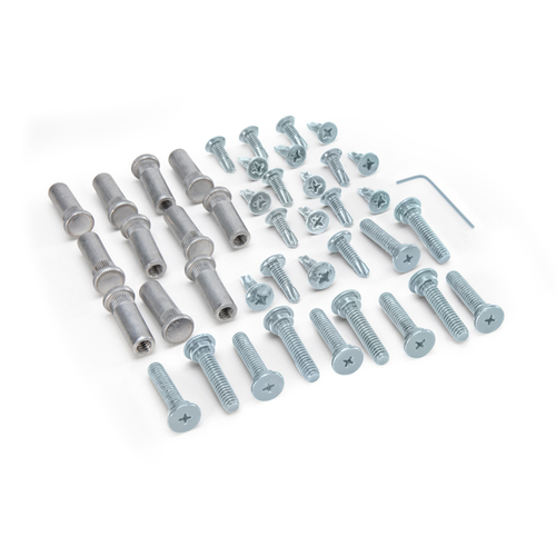 Replacement Screw Pack for 110 Series Continuous Hinges - Satin Anodized