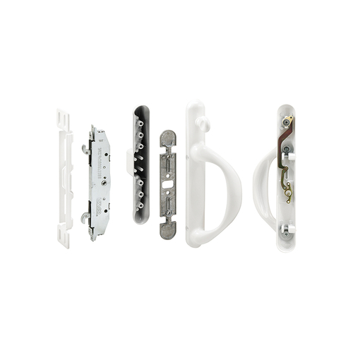 White Diecast - Mortise System Right Hand Patio Door Handle