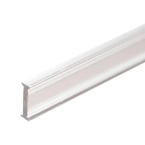 Clear Partition Strip 180 Degree Joint -  60" Length - pack of 25