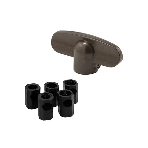 Universal - Bronze Tee-Crank Casement Window Handle - pack of 2