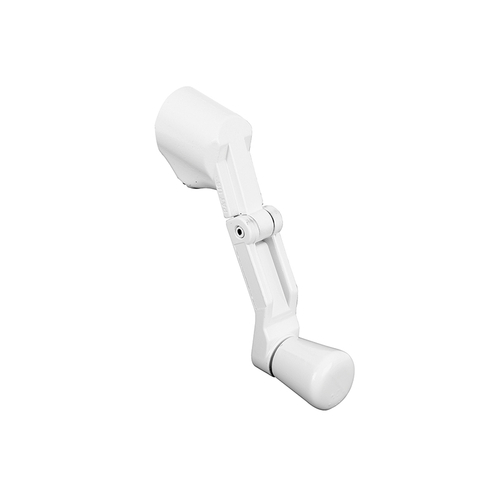 Operator Folding Crank Handle - 11/32" - White Painted Finish