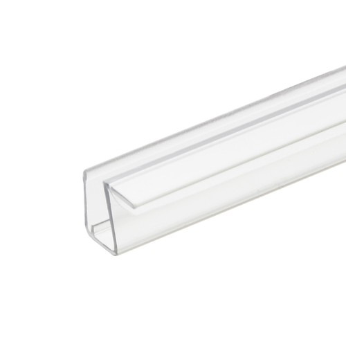 Clear 90 Degree Side Stike Seal for 3/8" Glass 95" Length - pack of 10