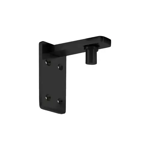 Gate Pivot for Frameless Gate 2-3/4" Standard Setback - Matte Black