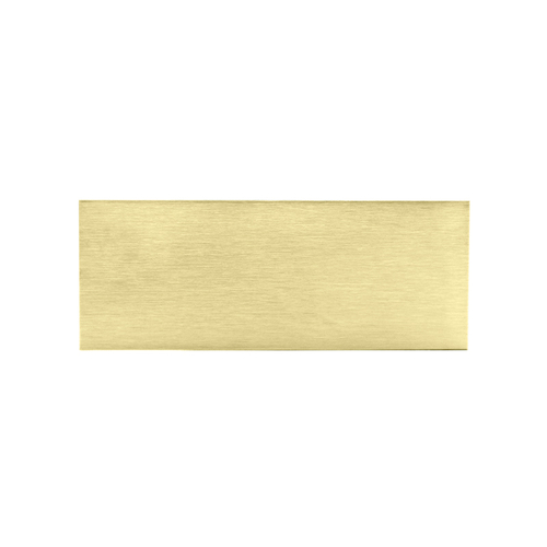 1-3/4" X 4-1/2" Header End Cap - Satin Brass