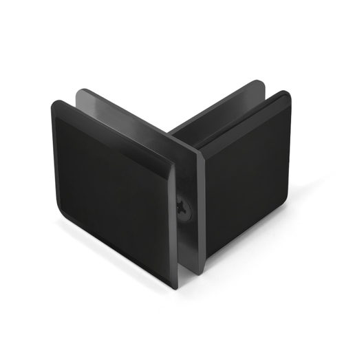 Beveled 90 Degree Pivot Transom Clamp - Matte Black