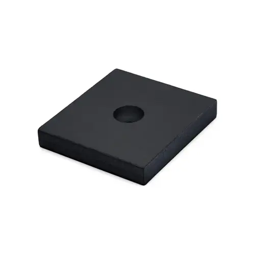 Base Shoe Drain Block 2-1/2" x 2-1/4" 10pk - Matte Black