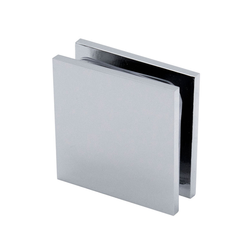 HD Square Wall Mount Clamp - Polished Chrome