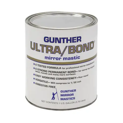 Gunther Ultra Bond Mastic Gallon - Cream