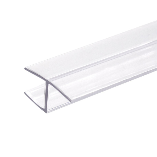 Clear 1/2" "H" Jamb Water Seal In Line Panel (Hard Leg) 95" Length