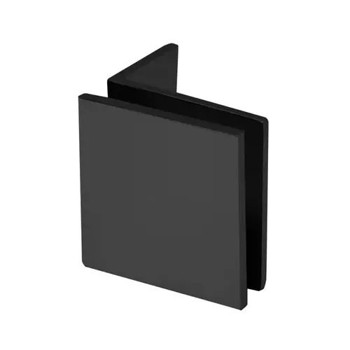 Square Wall Mount Glass Clamps with Small Leg - Oil Rubbed Bronze