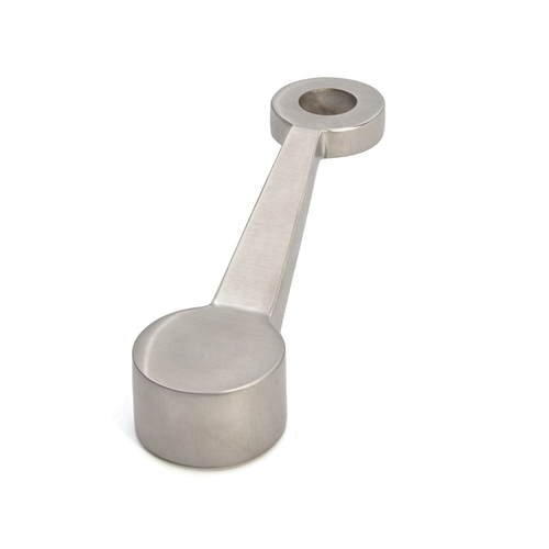 Heavy Duty Post Mount 1 Arm Spider Fitting - Brushed Stainless