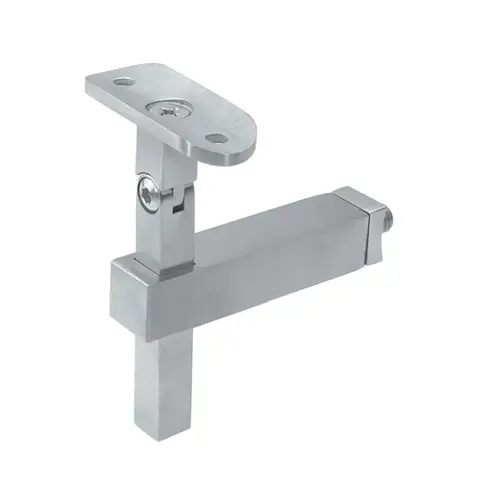 Valley Series Bracket Post Mounted Handrail - Polished Stainless