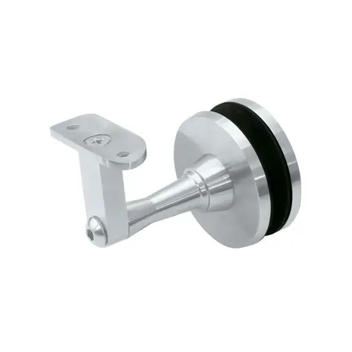 Highland Series Bracket Glass Mounted Handrail - Polished Stainless