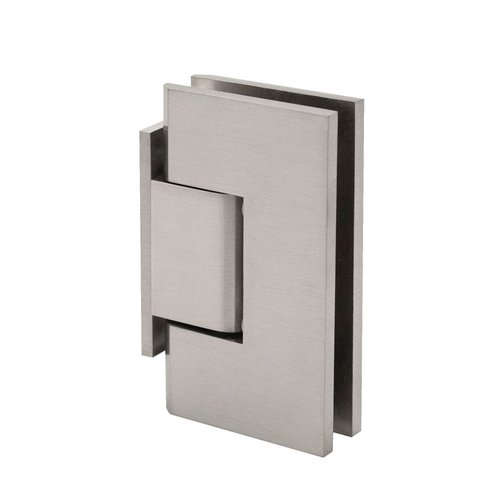 Glendale Square Wall Mount Offset Short Back Plate Hinge - Brushed Nickel