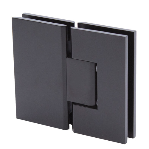 Venice Square 5 Degree Positive Close Glass To Glass 180 Degree Hinge - Oil Rubbed Bronze