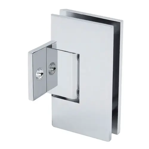 Venice Pony Wall Mount Hinge for 3/8" or 1/2" Glass - Polished Chrome