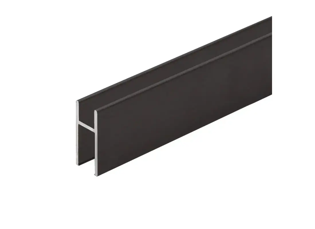 FHC 0D5610DU-XCP25 Aluminum 'H' Bar - Dark Black/Bronze