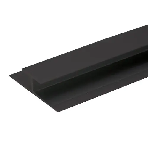 Aluminum Divider Bar for 1/4" Mirror - Matte Black  60" Length - pack of 50