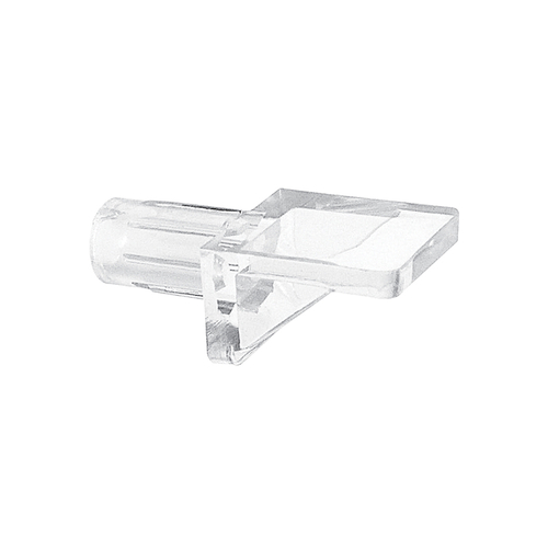 1/4" Clear Plastic 5 Lbs. Shelf Peg - pack of 8