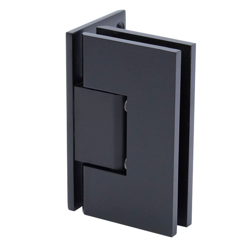 Venice Square 5 Degree Positive Close Offset Back Plate Wall Mount Hinge - Oil Rubbed Bronze