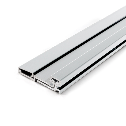 110 Series Heavy-Duty Full Surface Continuous Hinge 120" - Satin Anodized