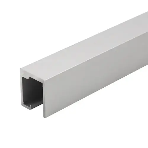 Aluminum Masteroll Single Closed Overhead Track- Satin Anodized 144" Length