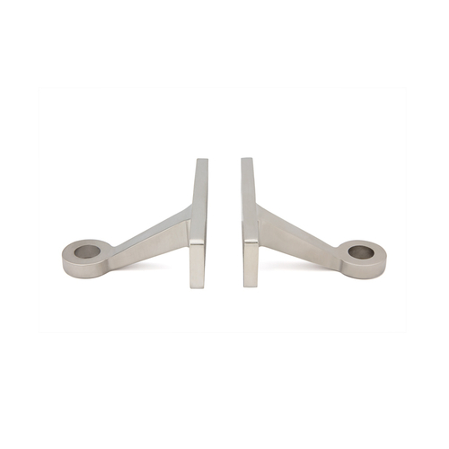 Heavy Duty Fin Mount 2 Arm Spider Fitting - Brushed Stainless