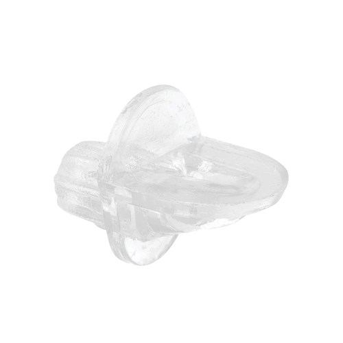 1/4" Clear Plastic 5 Lbs. Shelf Peg - pack of 8