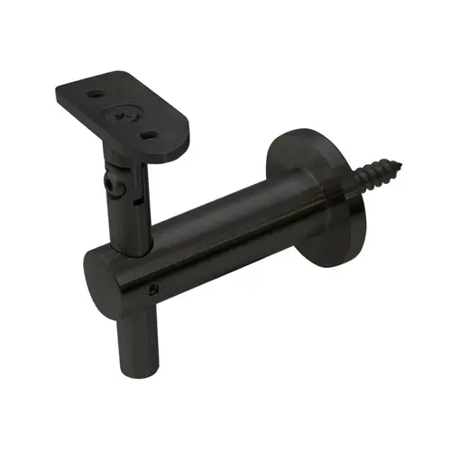 Elysian Series Bracket Wall Mounted Handrail Matte Black Finish