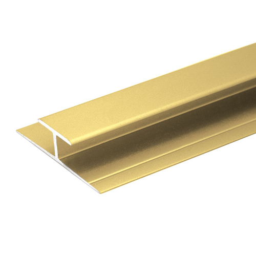 Aluminum Divider Bar Gold Anodized  4" Sample