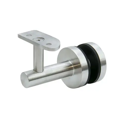 Melrose Series Bracket - Glass Mounted Handrail - Brushed Stainless