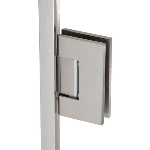 Glendale Jamb Mounted Hinge Kit for 3/8" Glass 78" Height - Brushed Nickel