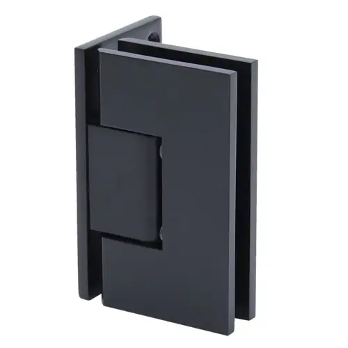 Valore Square Wall Mount Hinge Offset Back Plate - Matte Black