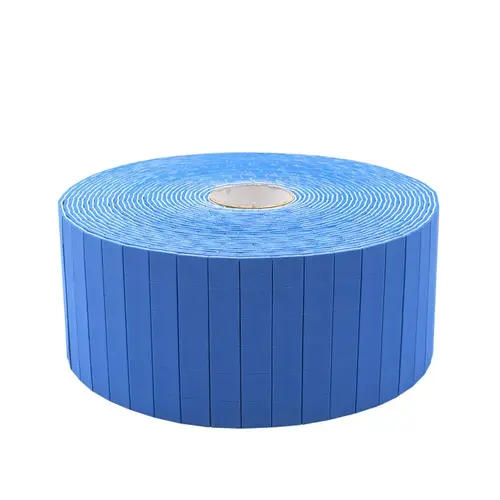 Glass Separator Pads 1" x 1" x 1/4" - Blue - (2) 4000 Count Rolls