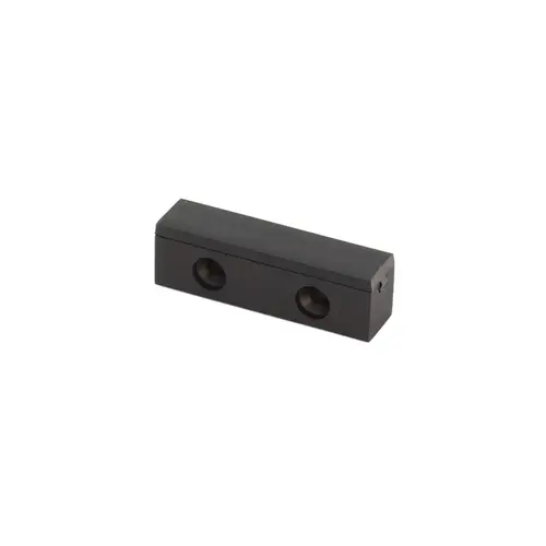 Single Door Stop Header Mounted - Dark Bronze Anodized