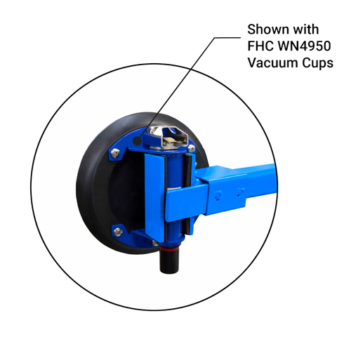 FHC 40R0WT 4 Cup Rotating And Tilt Lifting Frame for Vacuum Cups