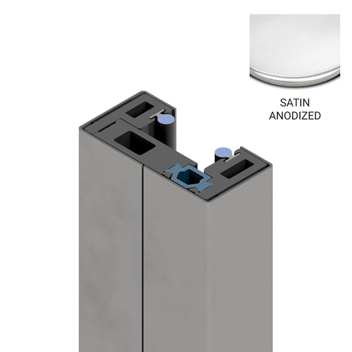 Aspire Insulated Glass Entrance - Door Glass Jamb - Satin Anodized