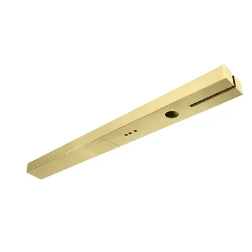 1-3/4" x 4" Glass to Wall w/NWS Channel fo 1/2" Glass Prep for OHCC For 36" Door Satin Brass (C260)