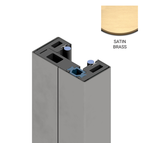 Aspire Insulated Glass Entrance - Door Glass Jamb - Satin Brass