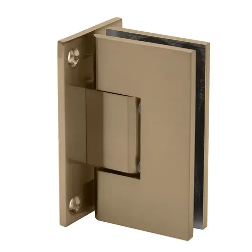 Venice Series Wall Mount Hinge - Full Back Plate - Brushed Bronze