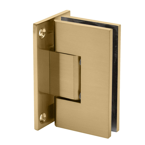 Venice Series Wall Mount Hinge - Full Back Plate - Satin Brass